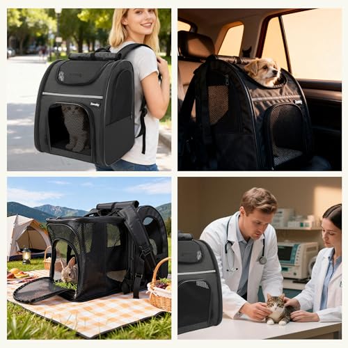 Cat Backpack Carrier – Expandable Airline Approved Pet - Image 8