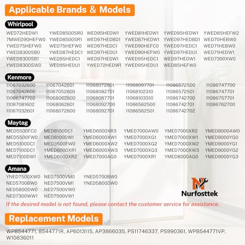 2026 Upgraded 8544771 WP8544771 Dryer Heating Element Kit - Image 8