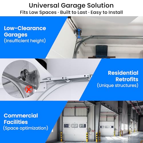 1 Pair Garage Door Quick Turn Top Fixture Brackets with 4 - Image 7