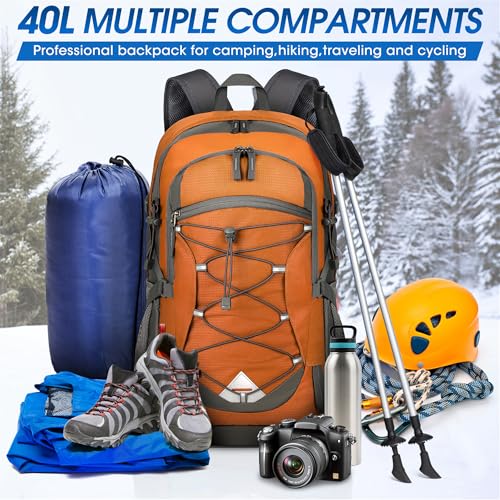 IGOLUMON Hiking Backpack 40L Packable Lightweight Camping - Image 7