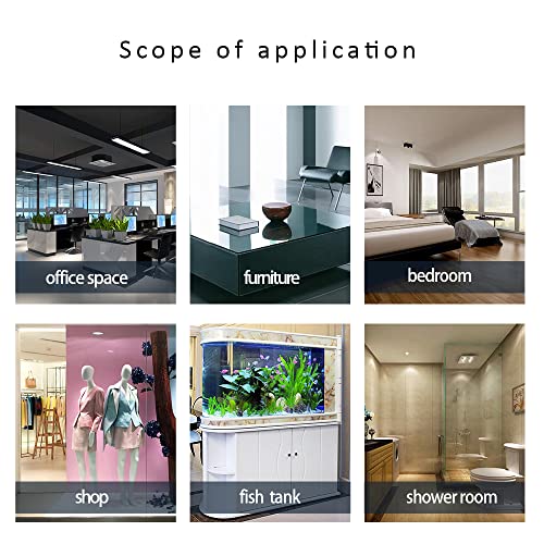2MIL Transparent Safety Window Film UV Blocking Heat | Home Repair - Image 8