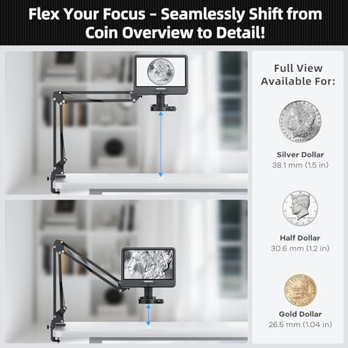 Andonstar AD109 Digital Microscope with 10.1" Screen for Soldering Repair