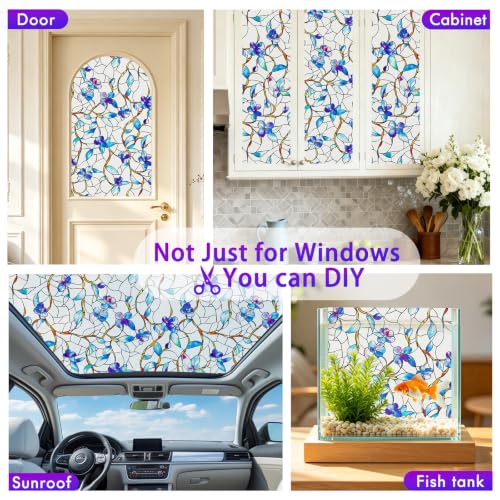 Frosted Window Privacy Film, Decorative Sun Heat Blocking - Image 7