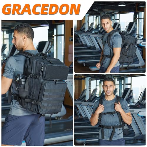 gracedon Tactical Backpack - Military Molle Bag 3 Days - Image 7