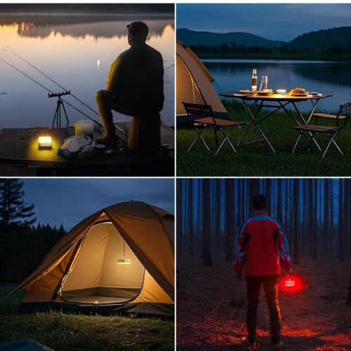 Solar Camping Lantern, Solar Camping Light 5200mAh | Travel Essentials - Image 7