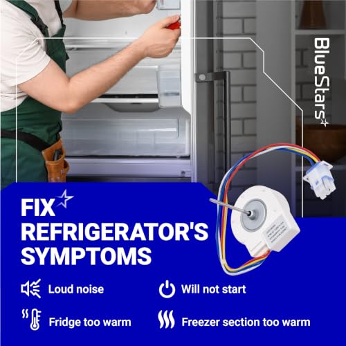 BlueStars Ultra Durable WR60X10185 Evaporator Fan Motor for G.E - Image 7