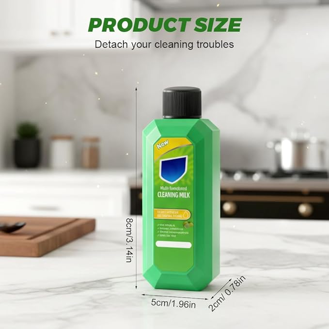 Cleaning Milk House Cleaner, 2026 New Durable Stain Remover for Kitchen, Concentrated Cleansing Lotion for Bathroom, Multifunctional Cleaner for Household Use Suitable for Families (1pcs)