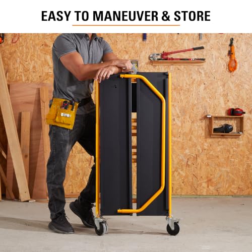 4FT Portable Rolling Scaffolding 500 lbs Capacity Folding - Image 8