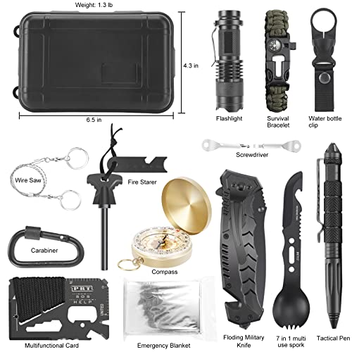 Survival kits 17 in 1, Emergency Survival Gear and Equipment - Image 7