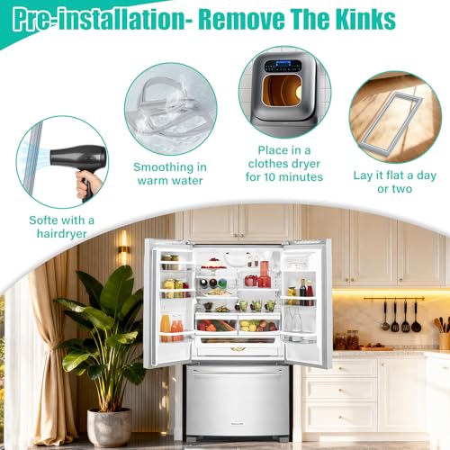 W10830162 Refrigerator Door Gasket Replacement for Whirlpool - Image 8