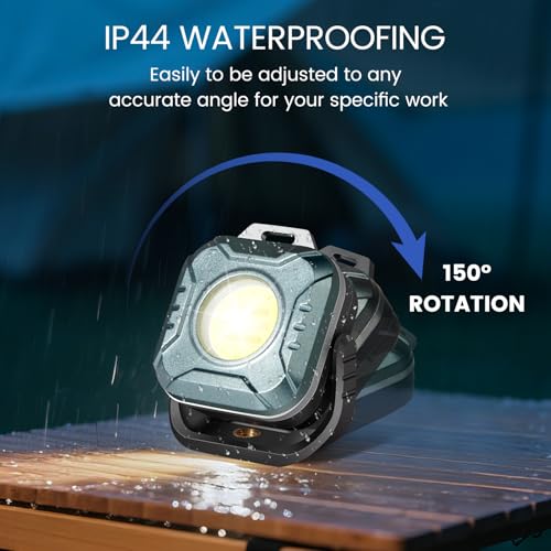 Magnetic Work Light Rechargeable, 500 Lumens Floodlight - Image 7
