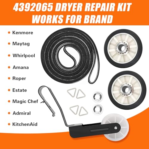 4392065 Dryer Repair Kit with 341241 Dryer Belt 691366 | Home Repair - Image 7