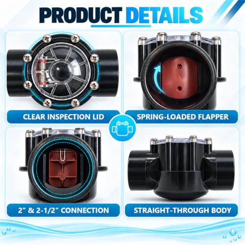 KRONIX 7305 Check Valve Compatible with Jandy, 2-Inch - Image 7