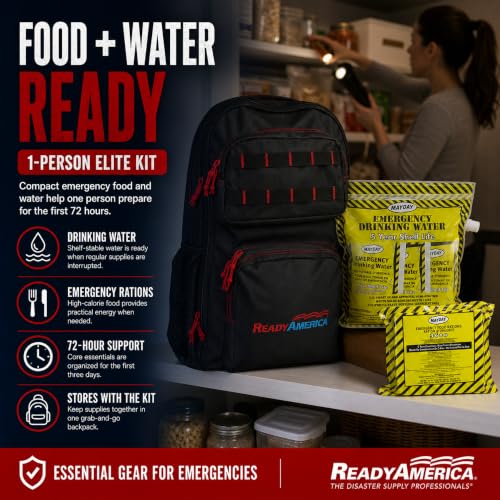 Ready America 70450 Elite 1-Person 3-Day Emergency Backpack - Image 7
