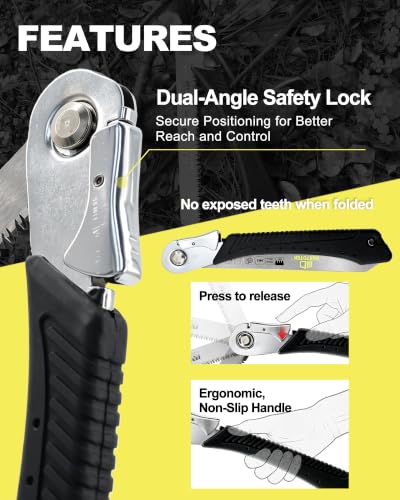 Folding Pruning Saw 11 Inch SK5 Hand Saw with 2 | Power Tool Accessori - Image 7