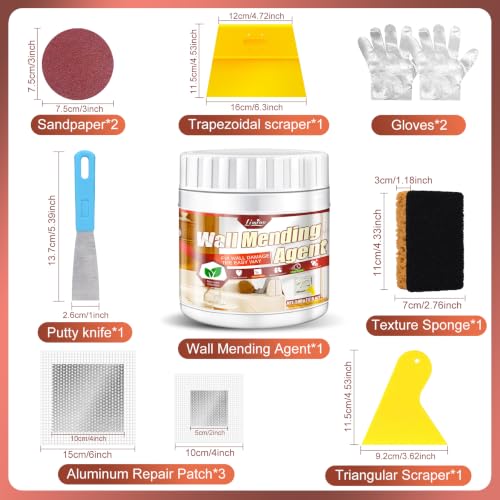 Drywall Repair Kit, 17.6oz Wall Patch Set for Fast Wall | Home Repair - Image 7