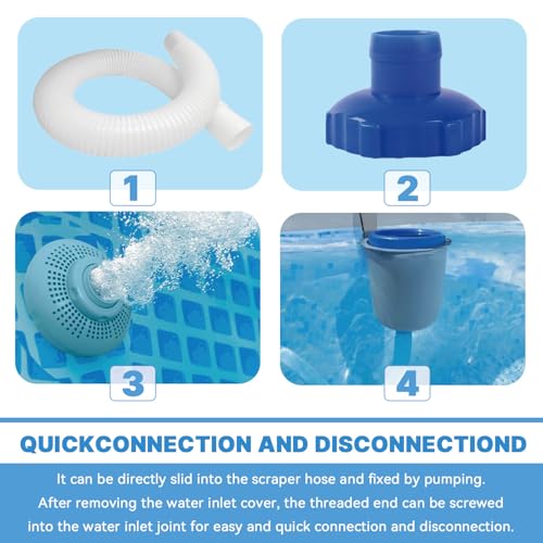 25016 Above Ground Pool Skimmer Hose and Adapter B Replacement - Image 7