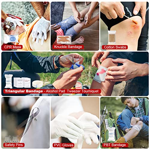 Survival Kit, 251 Pcs Survival Gear Emergency Supplies First Aid - Image 8