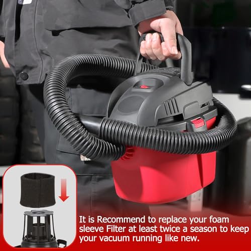 HASMX Small Foam Filter Sleeve Replacement for Shop Vac - Image 7