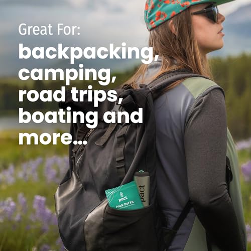 PACT Pack Out Kit | Camping Poop Kit Includes Wet Wipes & - Image 7