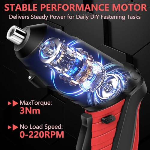 3.6V Electric Cordless Screwdriver Set, Mini Drill Set - Image 7