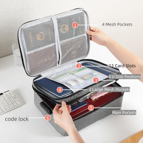 Document Safe Box with Lock, for Certificates - Image 7