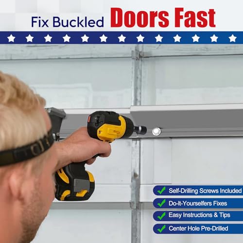 16ft Garage Door Bracket Strut,Heavy-Duty Steel Garage | Home Repair - Image 7