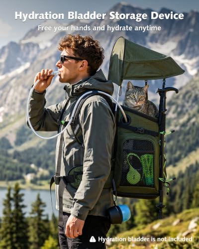 Pecute Cat Backpack Carrier,Pet Carrier Backpack for Hiking - Image 7