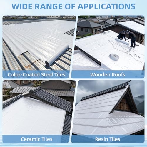 MYOYAY Self-Adhesive Waterproofing Roofing Roll,39in X | Home Repair - Image 8