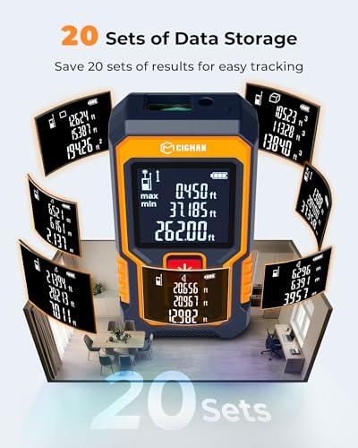 CIGMAN Mini Laser Measuring Tool, 262Ft Laser Measure - Image 8