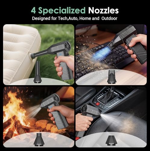 YOTON Compressed Air Duster, 110000RPM Rechargeable Electric Air - Image 7