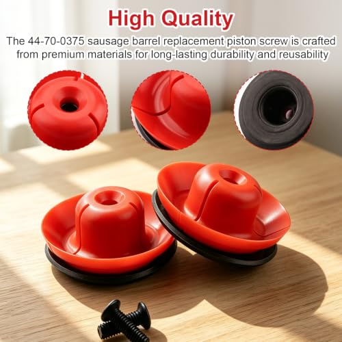 2Set 44-70-0375 20oz Sausage Barrel Plunger Screw Kit | Home Repair - Image 8