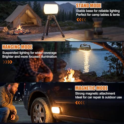 Rechargeable Magnetic Work Light, 1500LM Portable Camping - Image 7