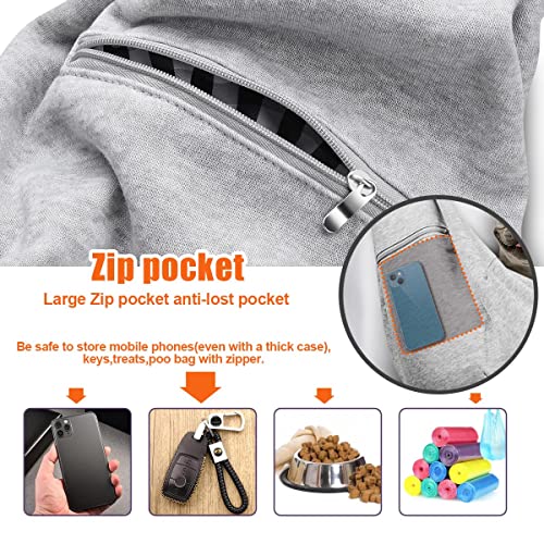 Tomkas Dog Cat Carrier Sling Zip Pocket & | Pet Essentials - Image 8