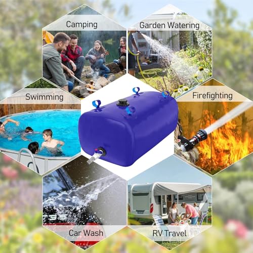 240L/63.4 Gal Large Capacity Collapsible Water Storage Bladder - Image 8