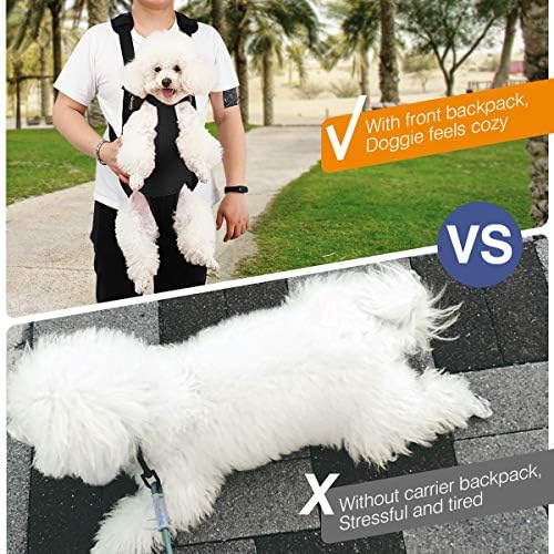 Pawaboo Dog Backpack Carrier,Front Chest Carrier for Small Dogs - Image 6