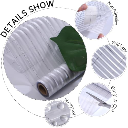 1/2-Inch Reeded Glass Window Film, Frosted Reeds Window Film - Image 8