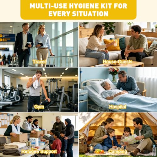 NICEMOVIC 50 Sets Hygiene Kit Bulk for Homeless, Basic - Image 8