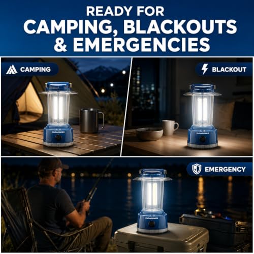 Durapower LED Camping Lantern Rechargeable, Bright 2000 Lumen - Image 7