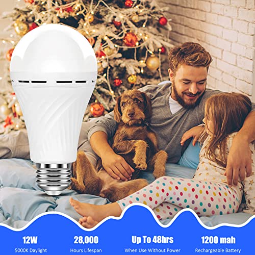 Neporal LITE Emergency Rechargeable Light Bulbs A19, Light Up - Image 7