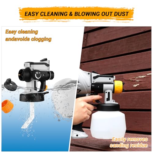 Paint Sprayer, 1000W HVLP High Power Spray Paint Gun | Home Repair - Image 7