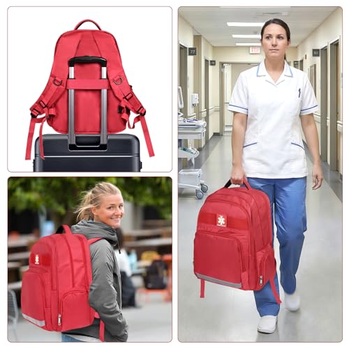 Gatycallaty First Aid Backpack Emt First Responder Bag - Image 8