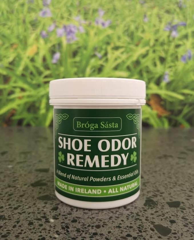 Natural Shoe Odor Eliminator and Foot Odor Eliminator - Developed by a Registered Podiatrist in Ireland - Effective Shoe Deodorizer for all Types of Feet and Footwear - Smelly Shoe Odor Remover 3.5oz