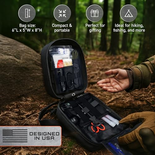 175-Piece Survival Kit, First Aid Kit for Emergency - Image 7