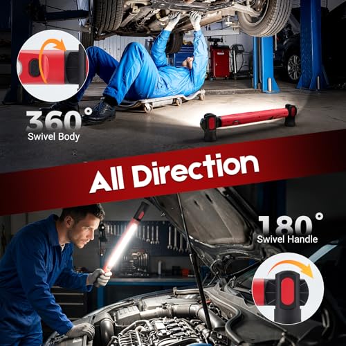 Magnetic Work Light Bar, Rechargeable Under Hood LED for Mechanic - Image 7