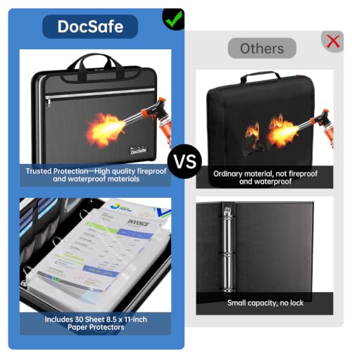 DocSafe File Organizer Zipper Binder with 30 Sheet | Home Organization - Image 7