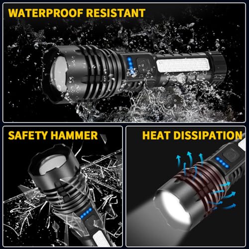 ZioeYiue Rechargeable Flashlights High Lumens 2Pack, Flash Lights - Image 7