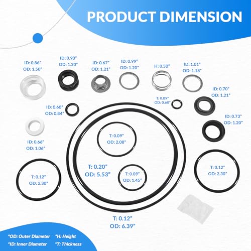 Replace for Hayward SP1580 Pump Seal Kit O-Ring Seal | Home Repair - Image 8