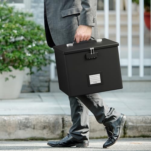 Fire Proof File Box for Documents - Portable Fireproof - Image 7