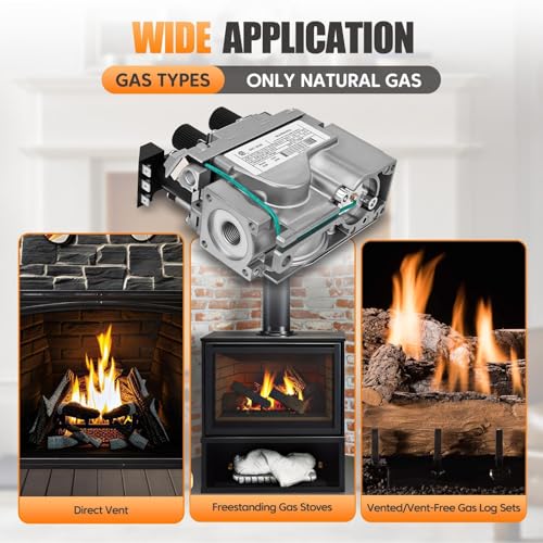 0820652 Natural Gas Fireplace Valve Compatible with SIT 820 Nova - Image 8